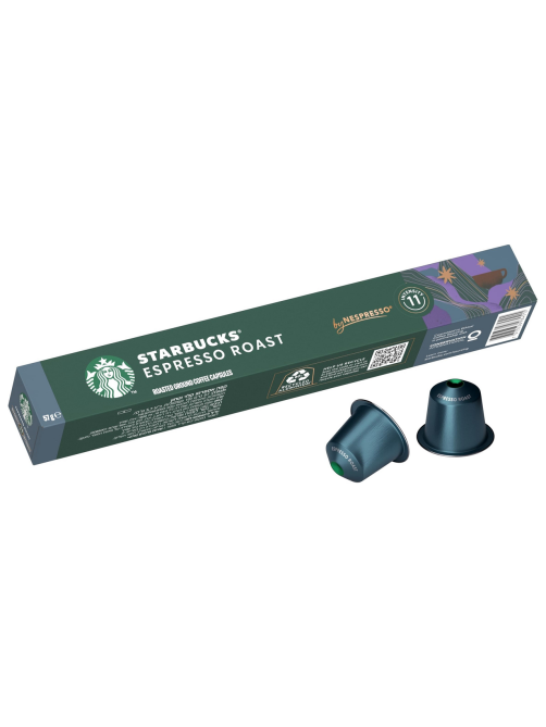Кофе в капсулах для кофемашин Starbucks Dark Espresso 10шт, 55г