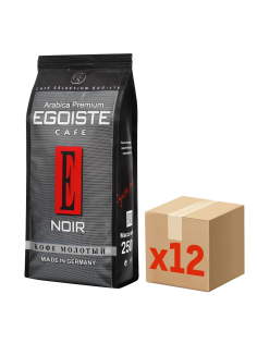 Кофе Egoiste Noir молотый, 250г x 12 шт