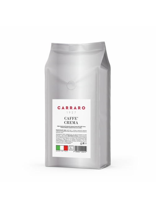 Кофе Carraro Cafe crema в зернах, 1кг