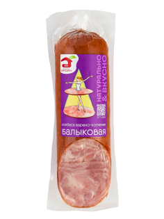 Колбаса Мясной дом Бородина Балыковая варено-копченая, 350г