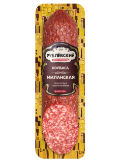 Колбаса Рублевский Миланская сырокопченая, 270г