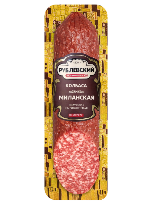 Колбаса Рублевский Миланская сырокопченая, 270г