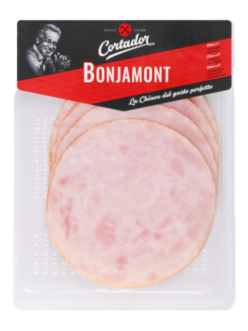 Ветчина из свинины Cortador Bonjamon вареная нарезка, 120г