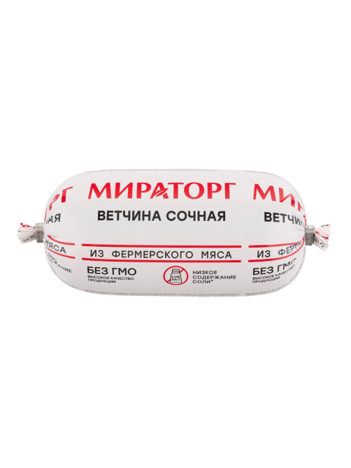 Ветчина Мираторг сочная, 400г