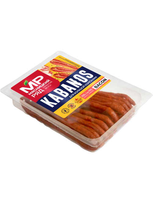 Колбаски Мясницкий ряд Kabanos бекон сырокопченые, 200г