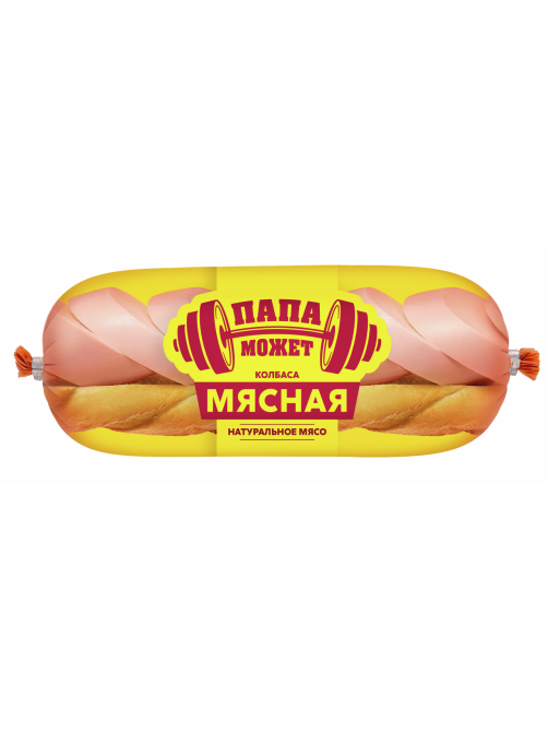 Колбаса Папа Может Мясная вареная, ~1.3кг