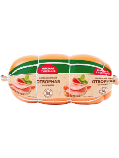 Колбаса Мясная губерния отборная со шпиком вареная, 500г