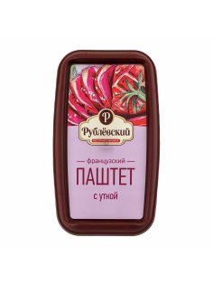 Паштет Рублевский французский с уткой, 175г