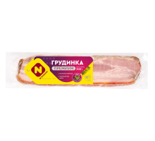 Грудинка Останкино Премиум варено-копченая, 300г