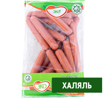 Сосиски Эколь Халяль Нежные, ~1.4кг
