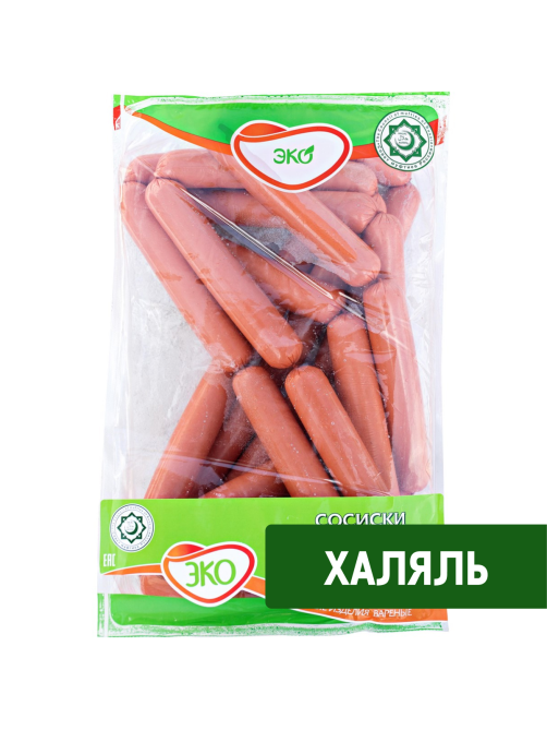 Сосиски Эколь Халяль Нежные, ~1.4кг