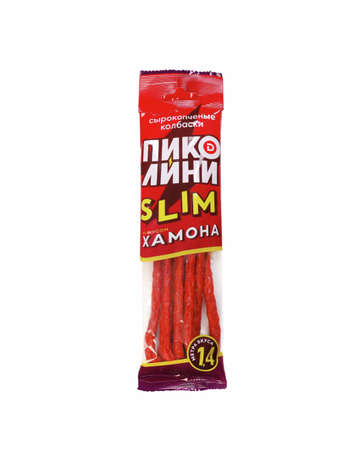Колбаски Дымов пиколини со вкусом хамона сырокопченые, 70г