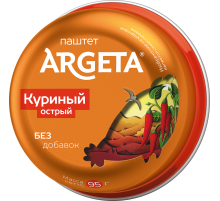 Паштет куриный Argeta острый, 95г