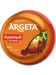 Паштет куриный Argeta острый, 95г