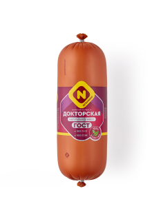 Колбаса Останкино Докторская вареная ГОСТ, ~1.35кг