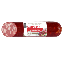 Колбаса Мираторг Московская варено-копченая, 300г