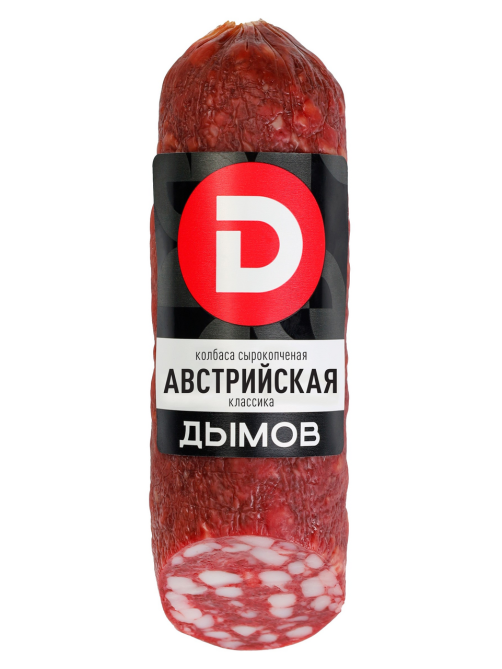 Колбаса Дымов Австрийская Классика сырокопченая, 230г