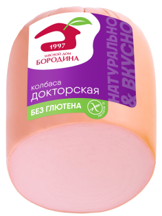 Колбаса Мясной дом Бородина докторская, 500г