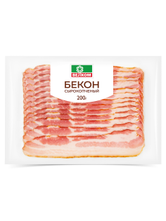 Бекон Велком сырокопченый нарезка, 200г