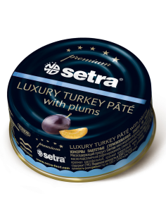 Паштет Setra из индейки с черносливом, 100г