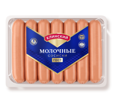 Сосиски Клинский Молочные, ~750г
