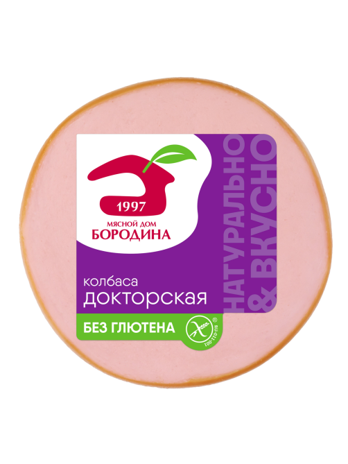 Колбаса Мясной дом Бородина докторская, 400г
