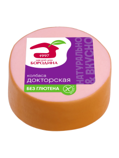 Колбаса Мясной дом Бородина докторская, 400г
