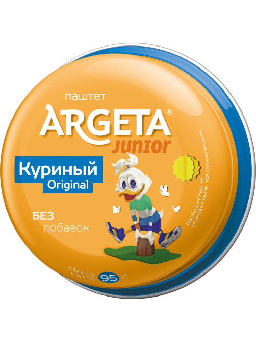 Паштет Argeta Junior куриный Халяль, 95г
