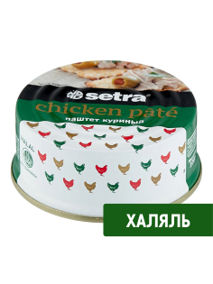 Паштет Setra Халяль куриный, 100г