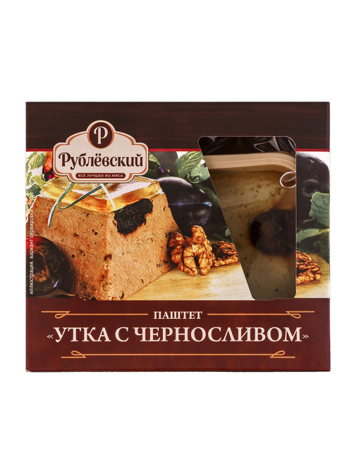 Паштет Рублевский утка с черносливом, 200г