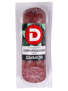 Колбаса Дымов салями Итальянская сырокопченая, 230г