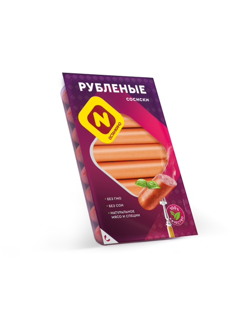 Сосиски Останкино Рубленые вареные, 360г