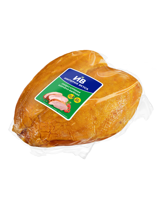 Грудка цыпленка-бройлера Империя вкуса копчено-вареная, ~700г