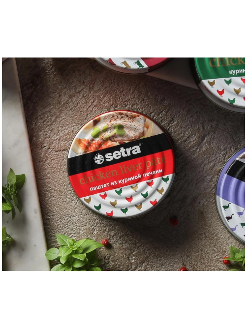 Паштет Setra Халяль из куриной печени, 100г