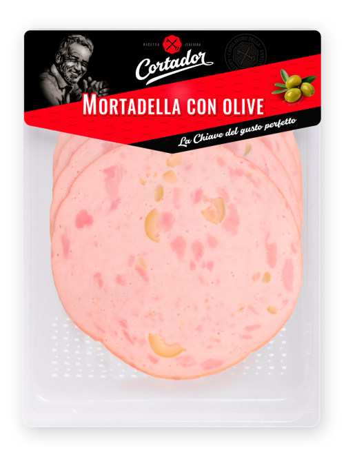 Колбаса Cortador Мортаделла кон олива, 120г