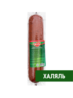 Колбаса Эколь Халяль говяжья полукопченая, 600г