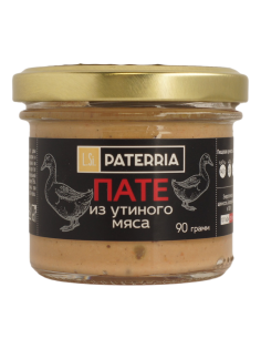 Пате Paterria из утиного мяса, 90г
