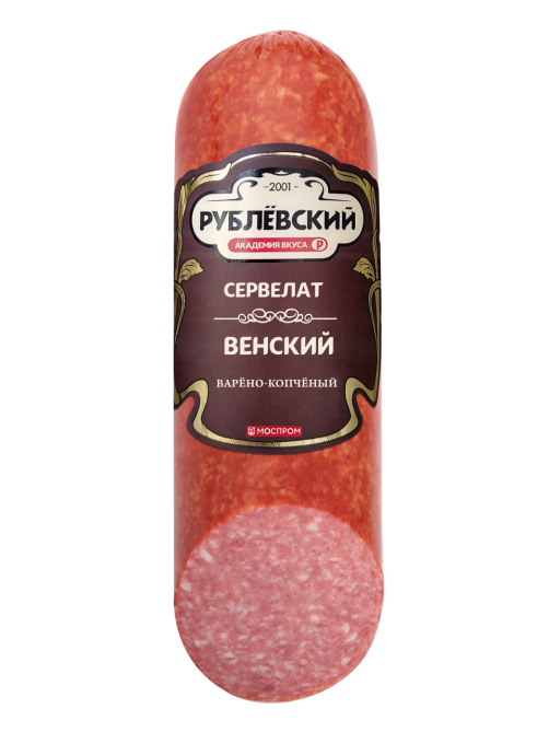 Колбаса Рублевский Сервелат венский варено-копченый, 300г
