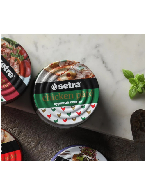 Паштет Setra Халяль куриный, 100г