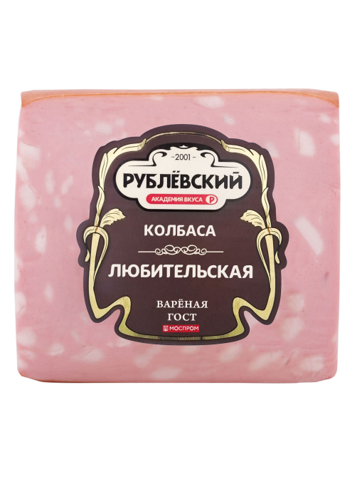 Колбаса Рублевский Любительская вареная, 400г