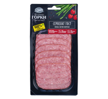 Колбаса Ближние горки Сервелат нарезка, 90г