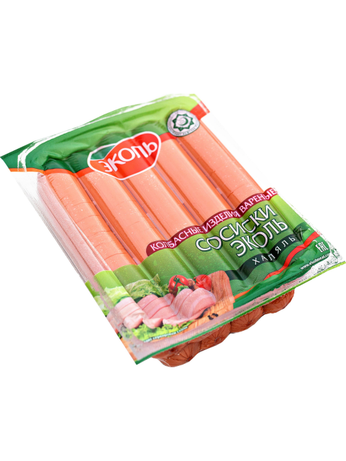 Сосиски Эколь Халяль Молочные, 480г