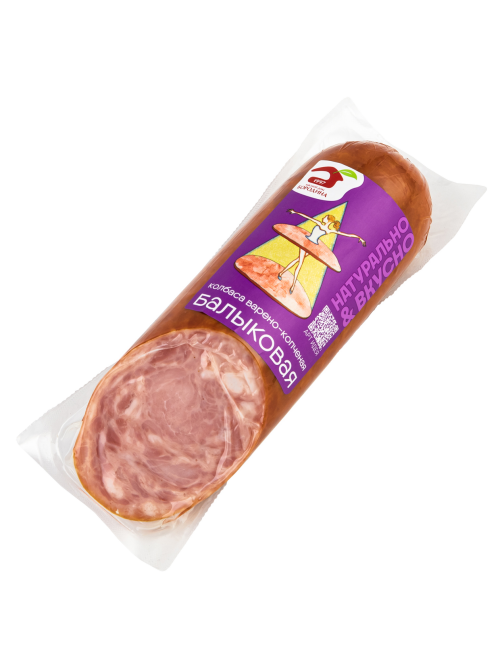 Колбаса Мясной дом Бородина Балыковая варено-копченая, 350г