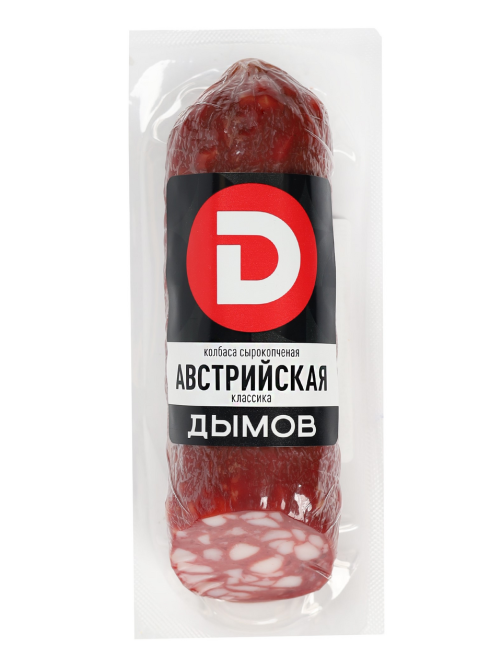 Колбаса Дымов Австрийская Классика сырокопченая, 230г