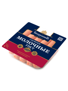 Сосиски Бахрушинъ Молочные, 430г