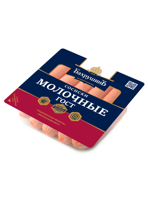 Сосиски Бахрушинъ Молочные, 430г