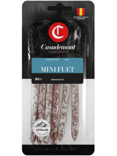 Колбаса Casademont Mini Fuet сыровяленая, 90г