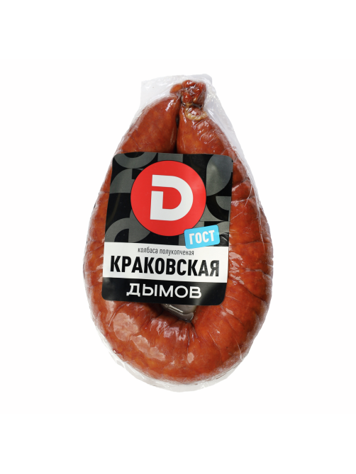 Колбаса Дымов Краковская полукопченая, 400г