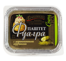 Паштет Егорьевская фабрика Фуа-гра с маринованными огурцами, 180г