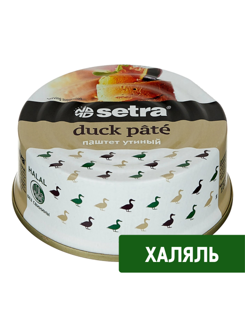 Паштет Setra Халяль утиный, 100г